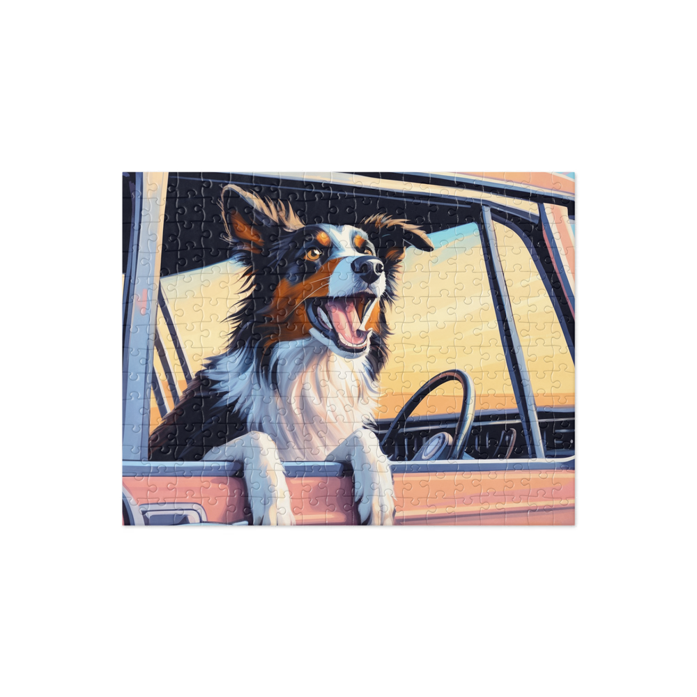 PugMug Custom Border Collie Jigsaw Puzzle
