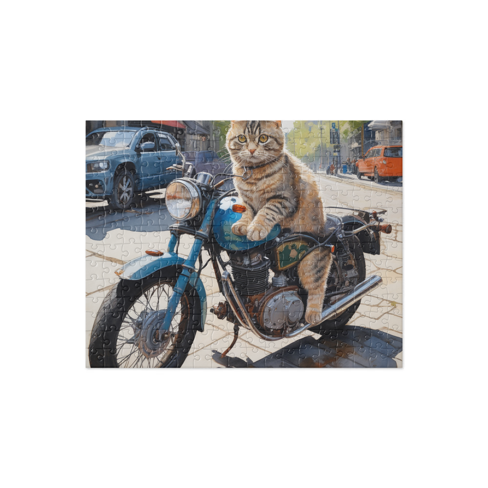 PugMug Custom Tabby Scottish Fold Cat Jigsaw Puzzle