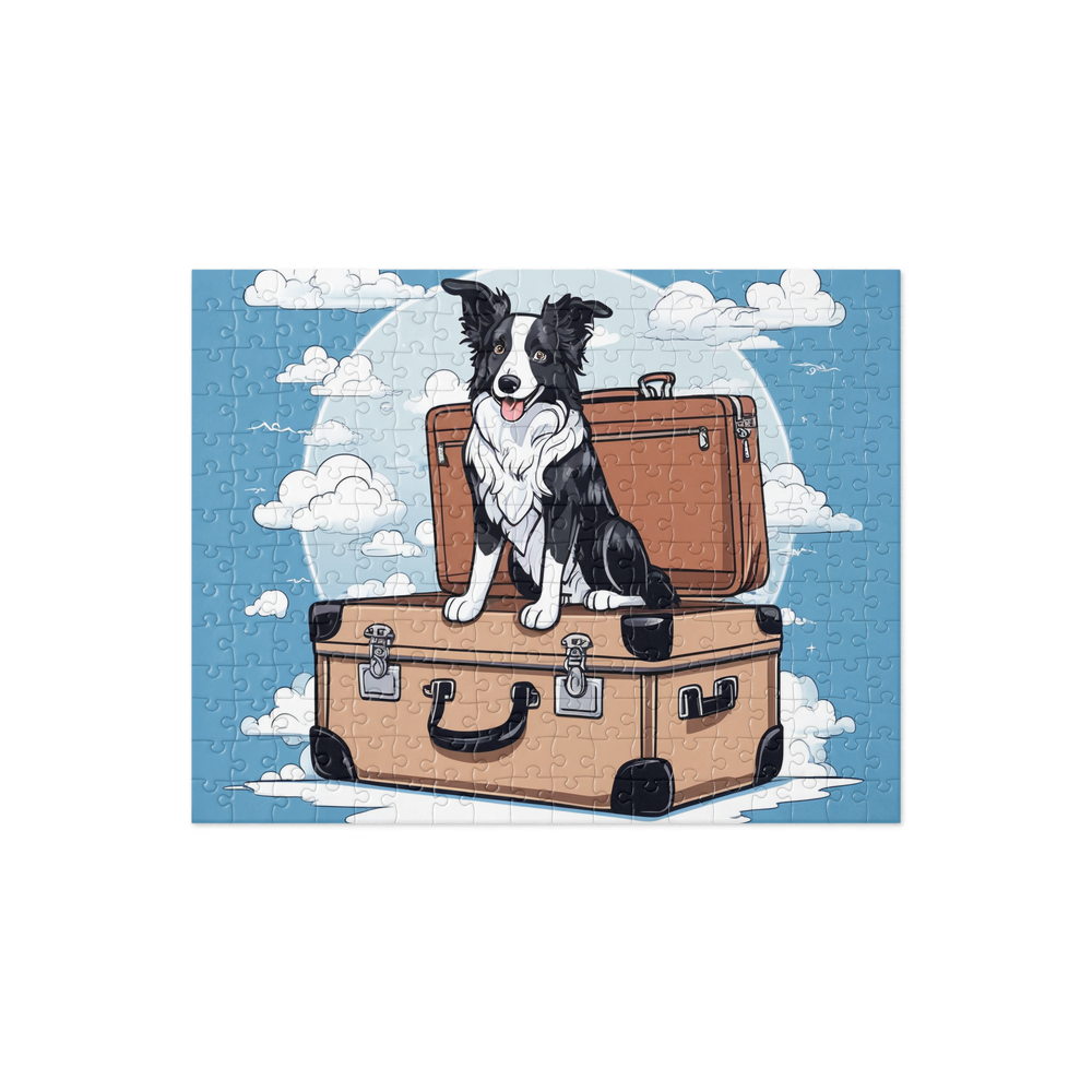 PugMug Custom Border Collie Jigsaw Puzzle