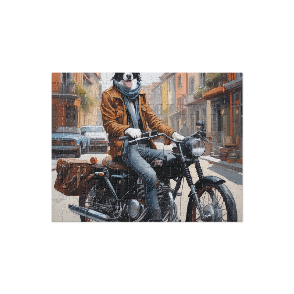 PugMug Custom Border Collie Jigsaw Puzzle