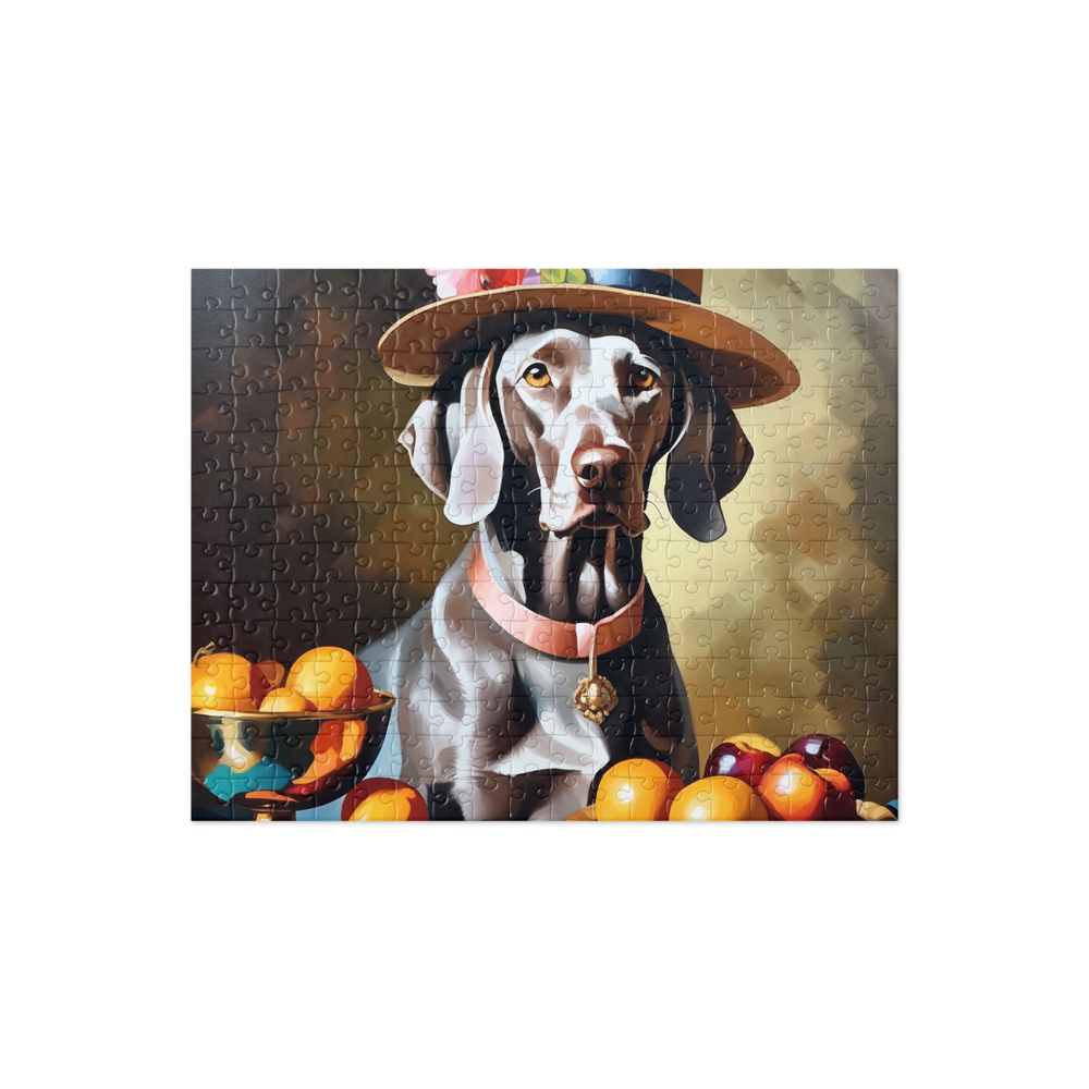 PugMug Custom Weimaraner Jigsaw Puzzle