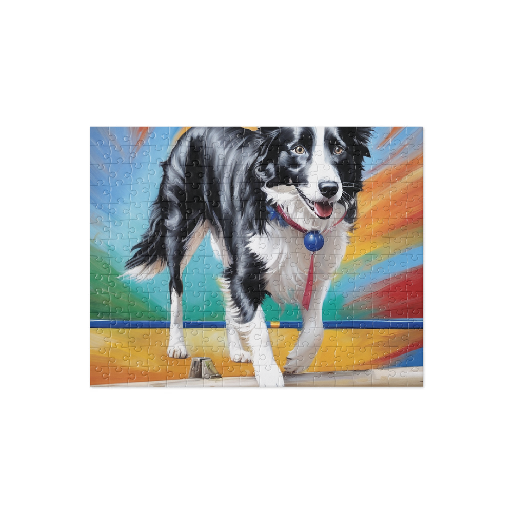 PugMug Custom Border Collie Jigsaw Puzzle