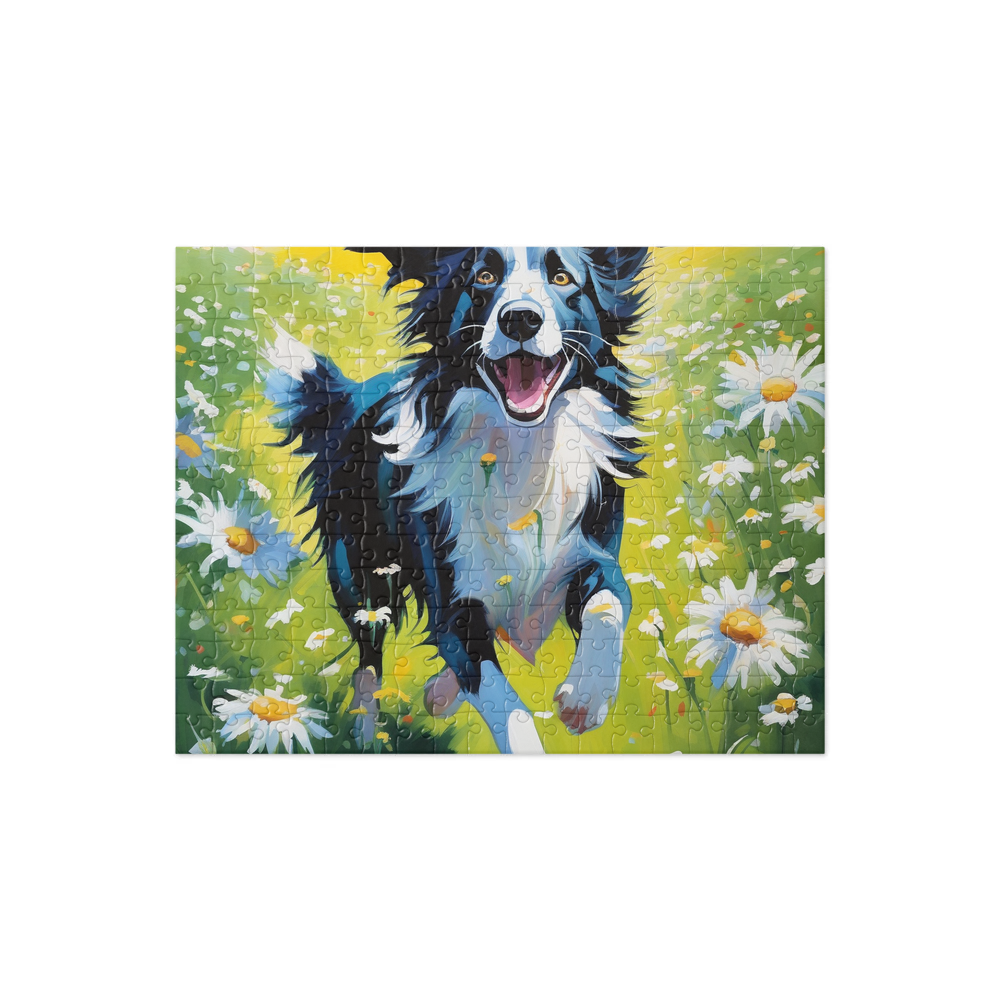 PugMug Custom Border Collie Jigsaw Puzzle