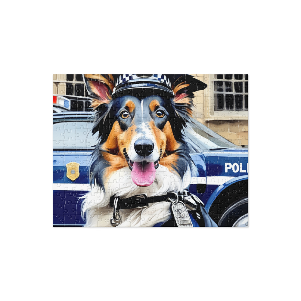 PugMug Custom Collie Jigsaw Puzzle