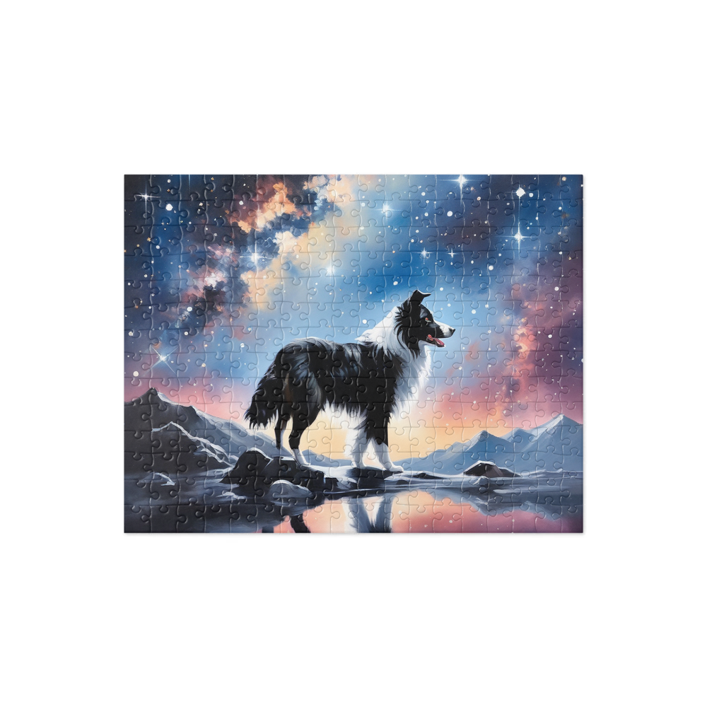 PugMug Custom Border Collie Jigsaw Puzzle
