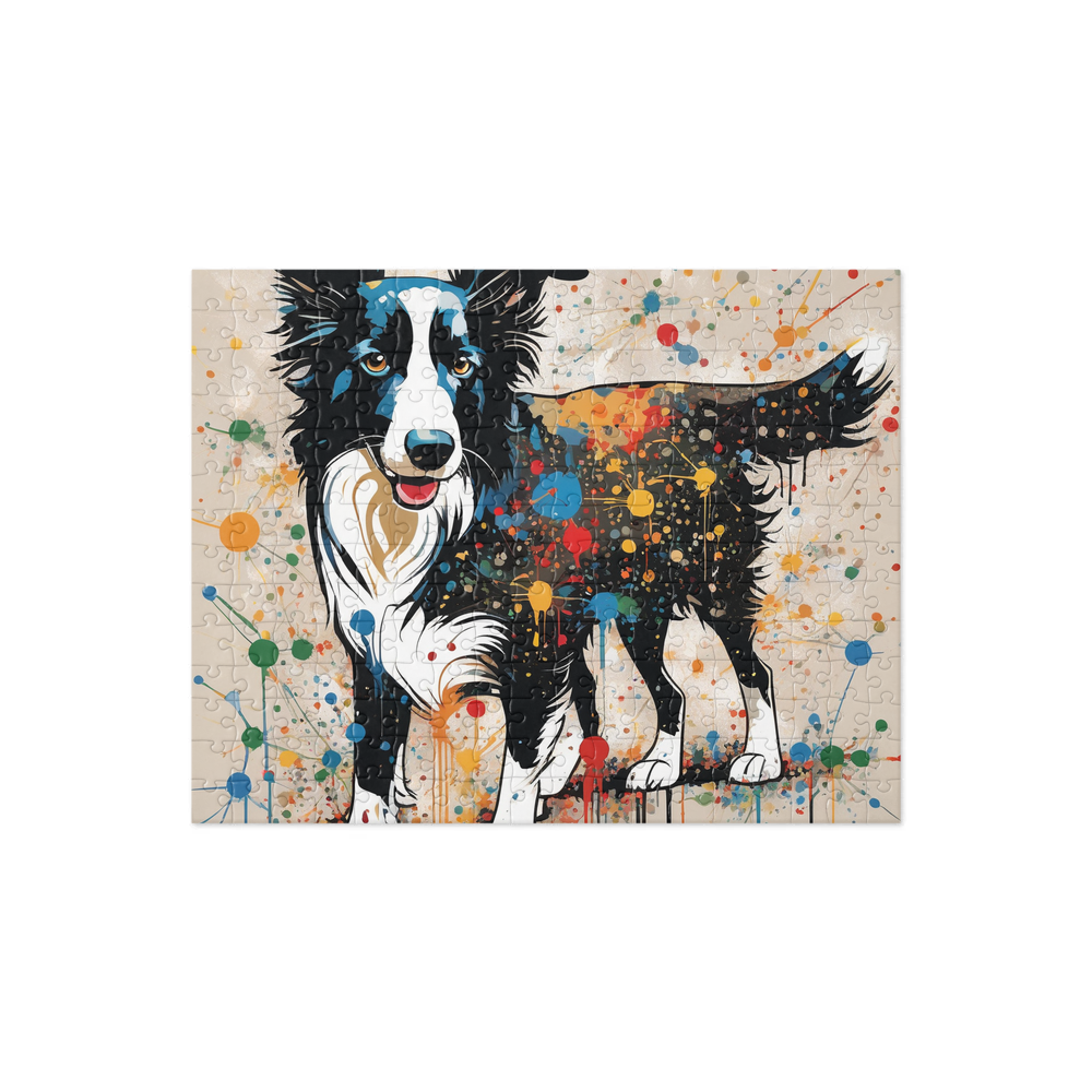 PugMug Custom Border Collie Jigsaw Puzzle
