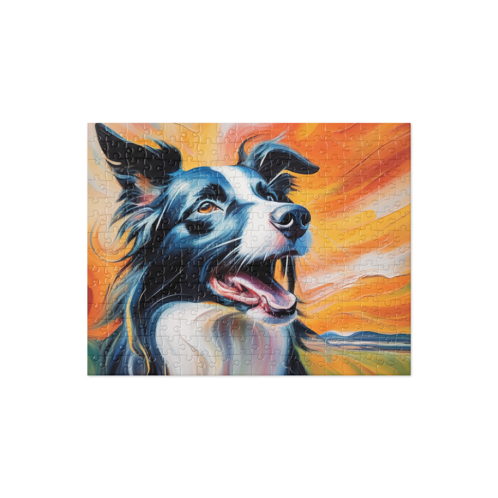 PugMug Custom Border Collie Jigsaw Puzzle