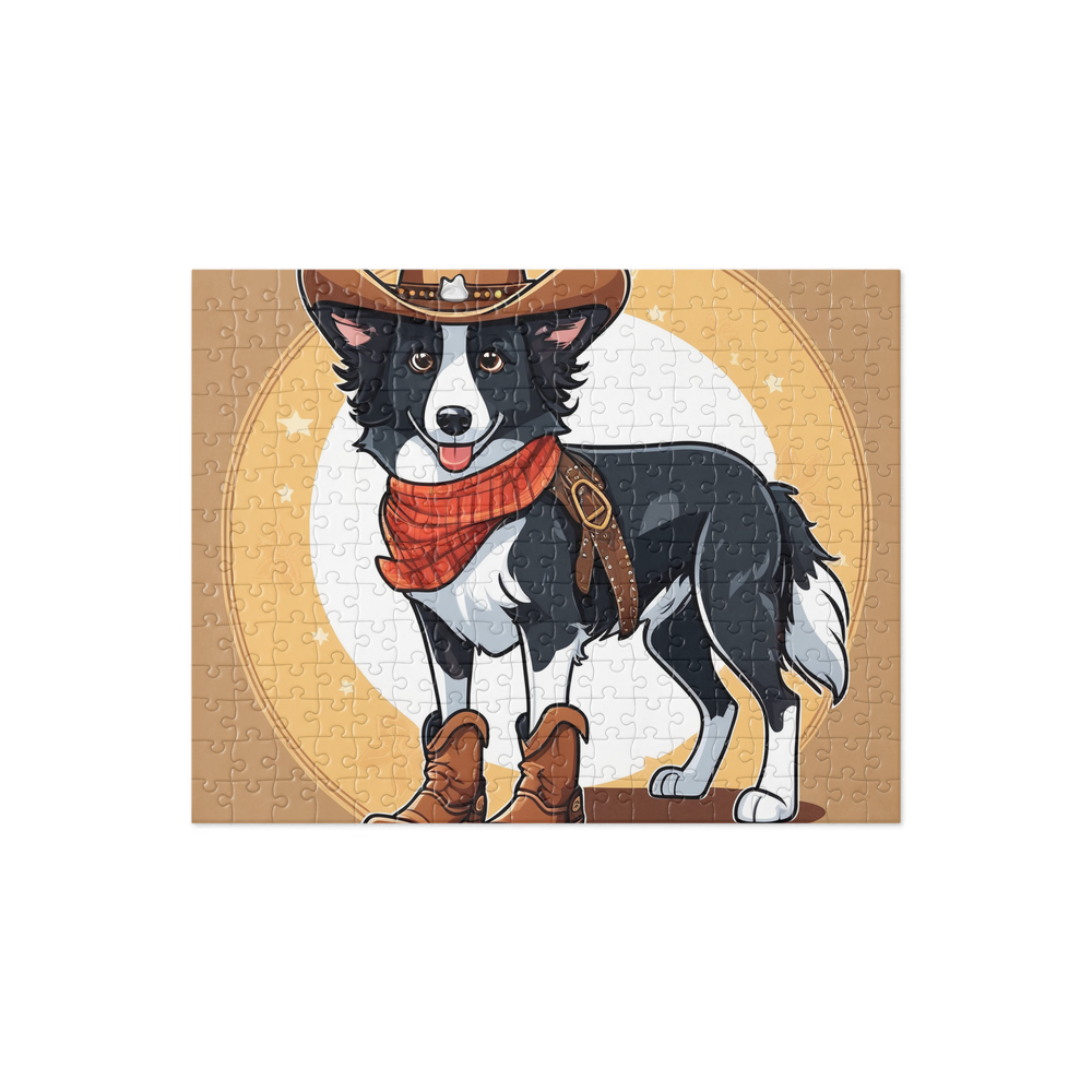 PugMug Custom Border Collie Jigsaw Puzzle