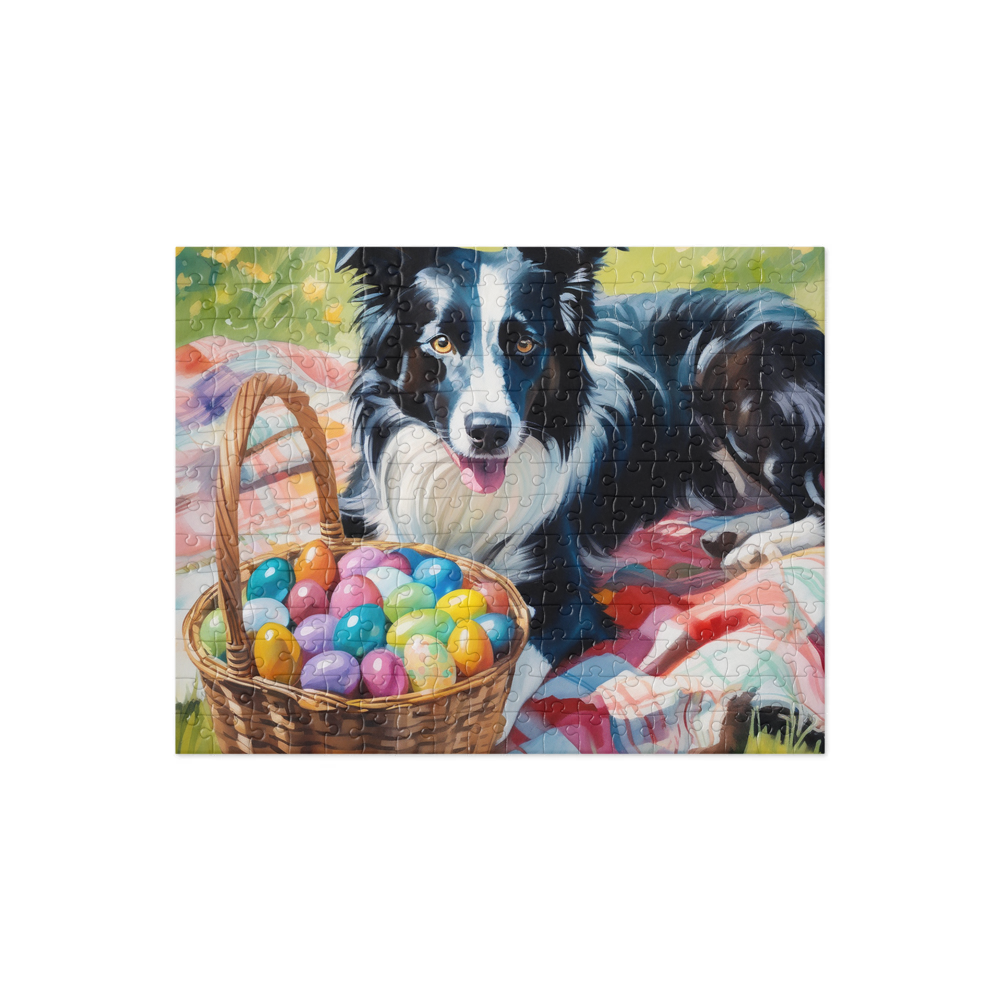 PugMug Custom Border Collie Jigsaw Puzzle
