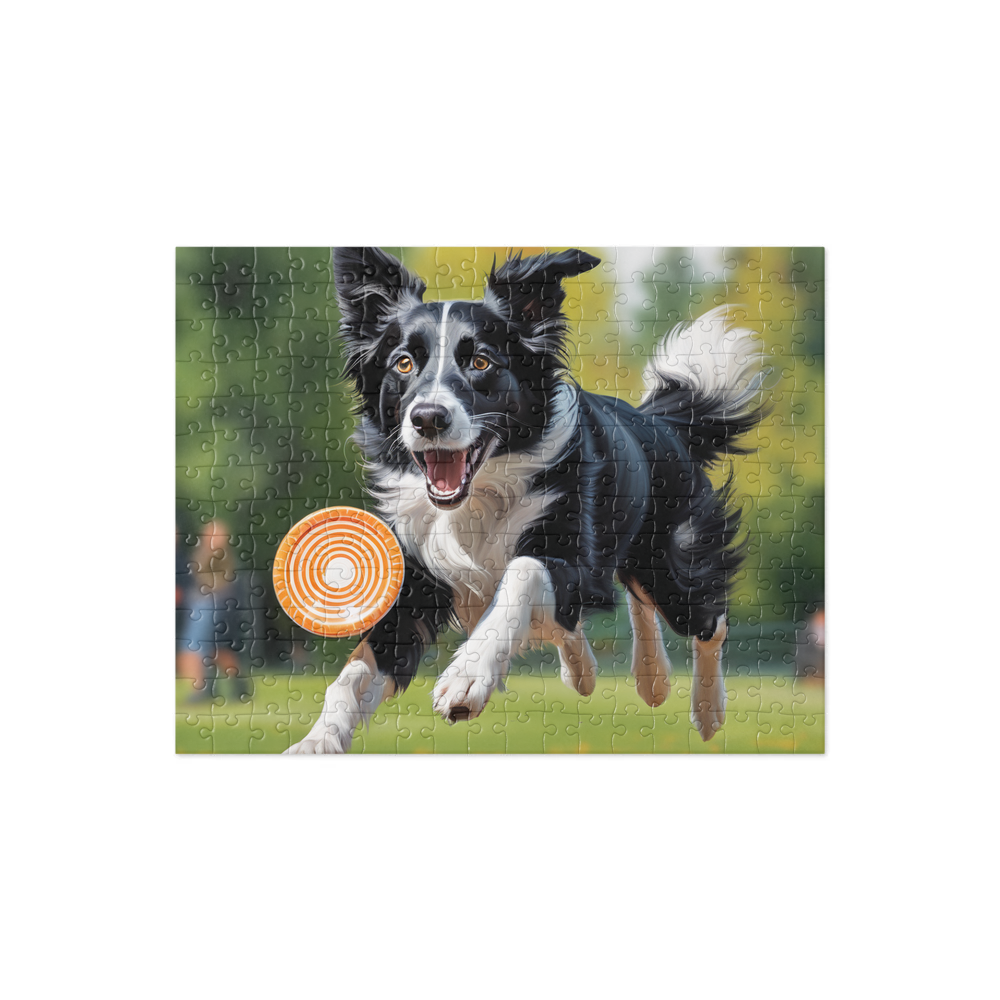 PugMug Custom Border Collie Jigsaw Puzzle