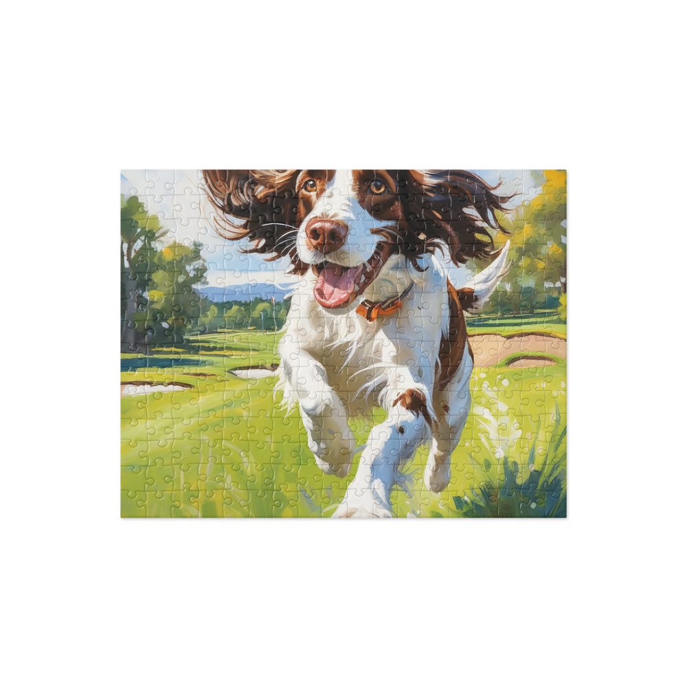 PugMug Custom English Springer Spaniel Jigsaw Puzzle