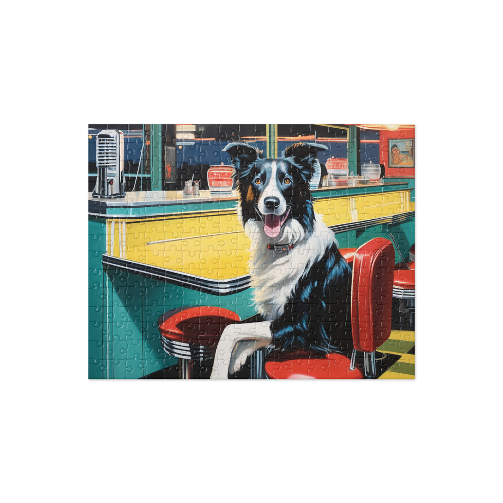 PugMug Custom Border Collie Jigsaw Puzzle