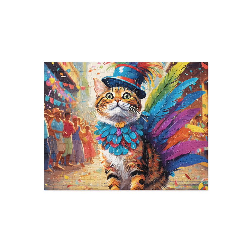 PugMug Custom Tabby Exotic Cat Jigsaw Puzzle