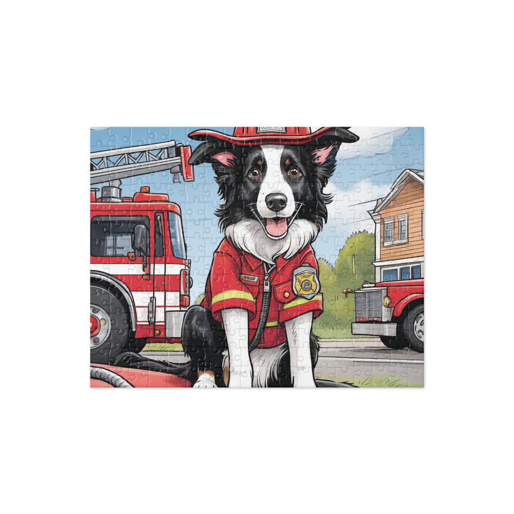 PugMug Custom Border Collie Jigsaw Puzzle