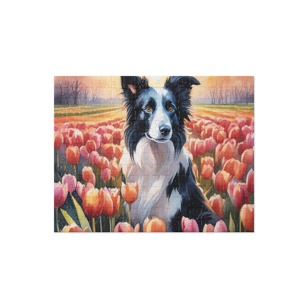PugMug Custom Border Collie Jigsaw Puzzle