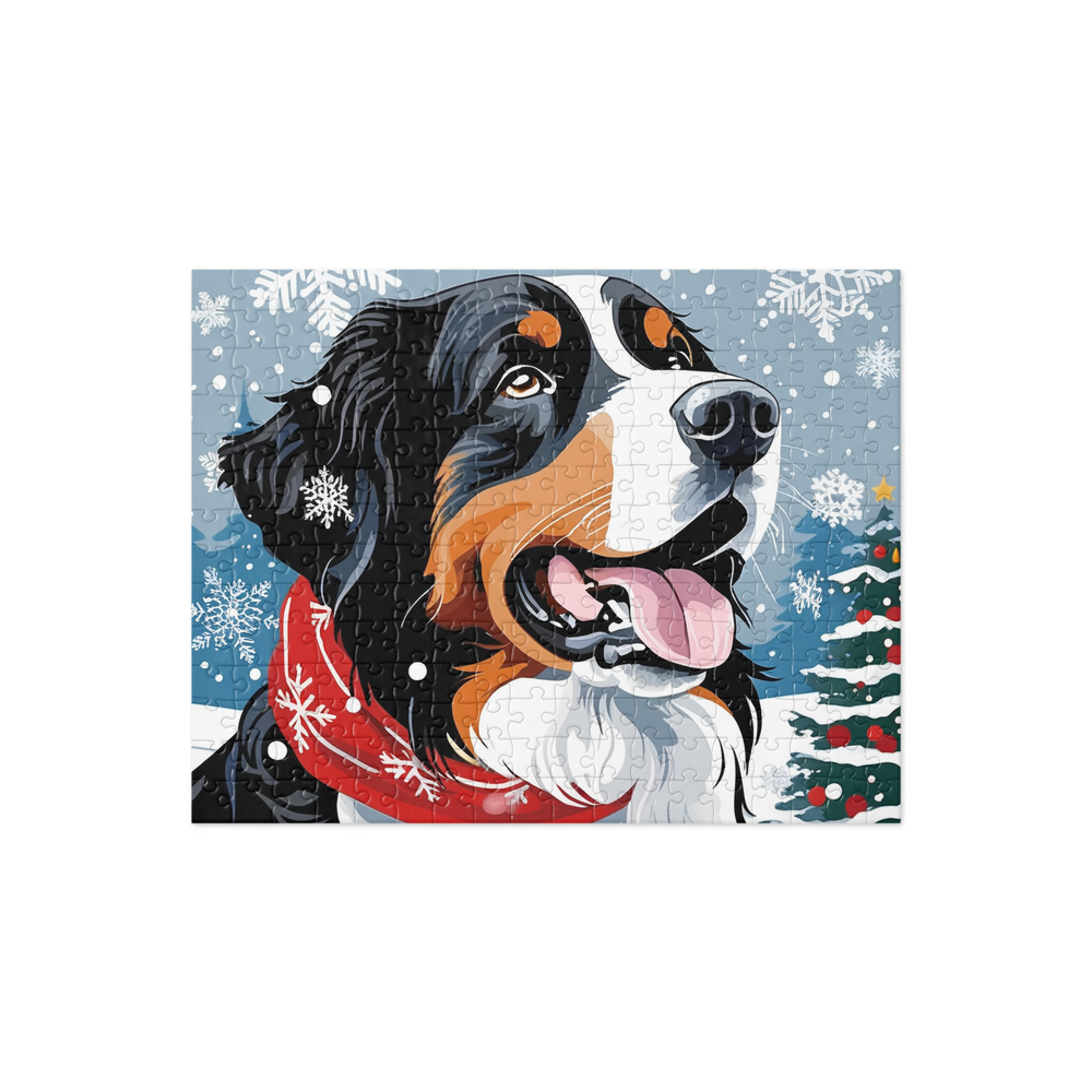 PugMug Custom Bernese Mountain Dog Jigsaw Puzzle