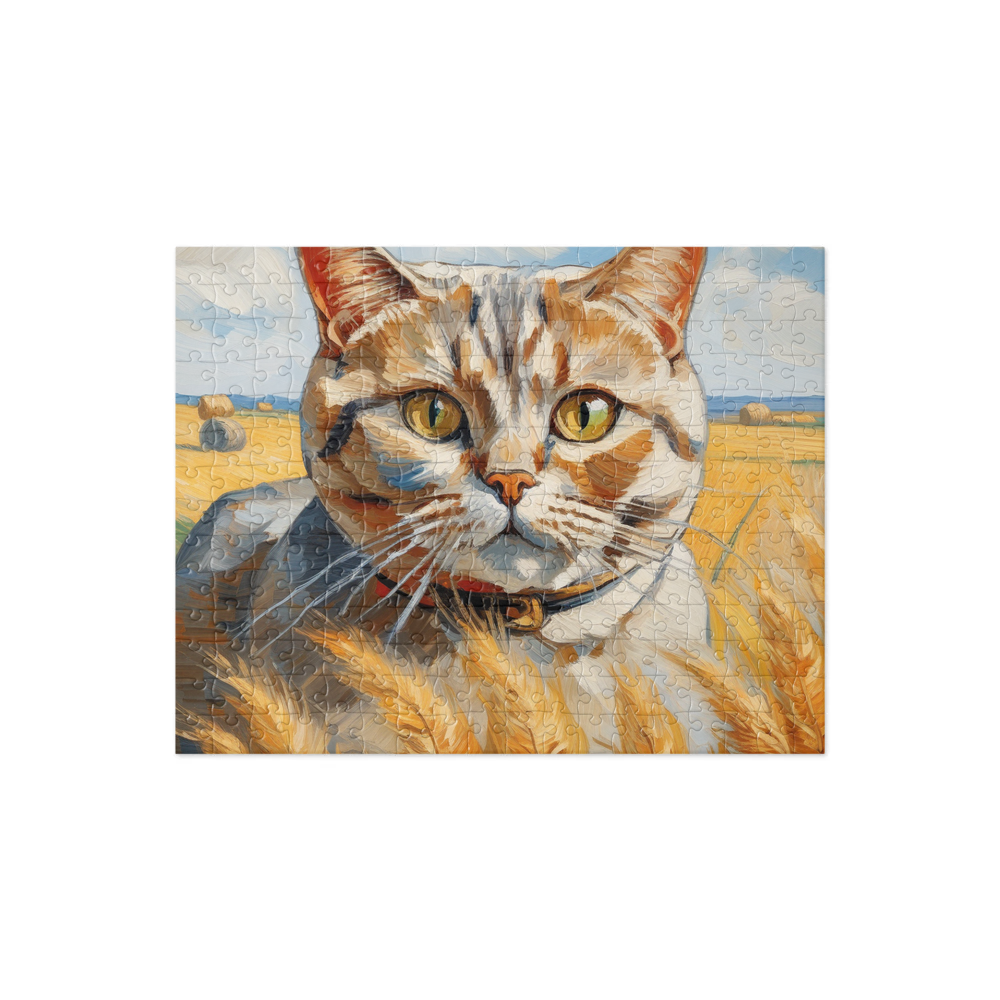 PugMug Custom Tabby British Shorthair Cat Jigsaw Puzzle