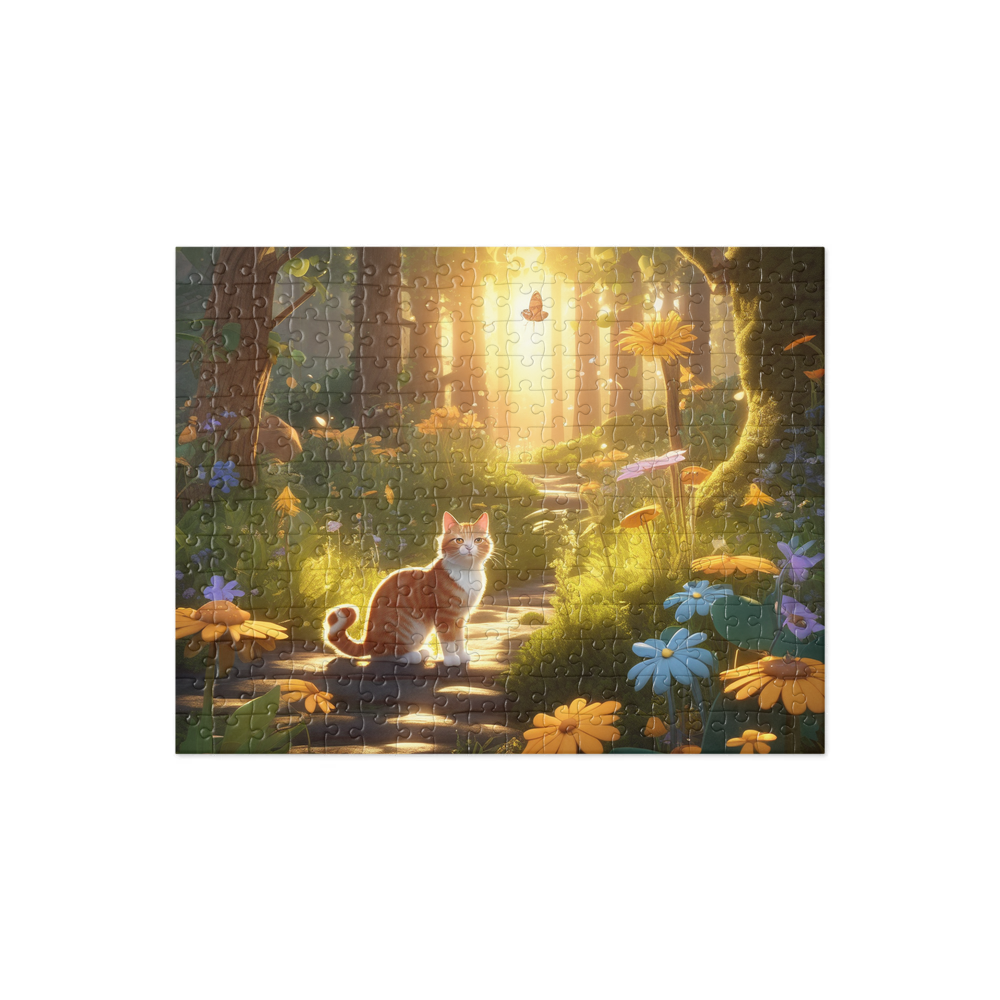 PugMug Custom Tabby Companion Cat Jigsaw Puzzle