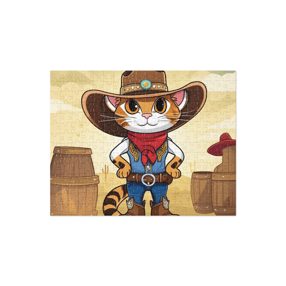 PugMug Custom Tabby Companion Cat Jigsaw Puzzle