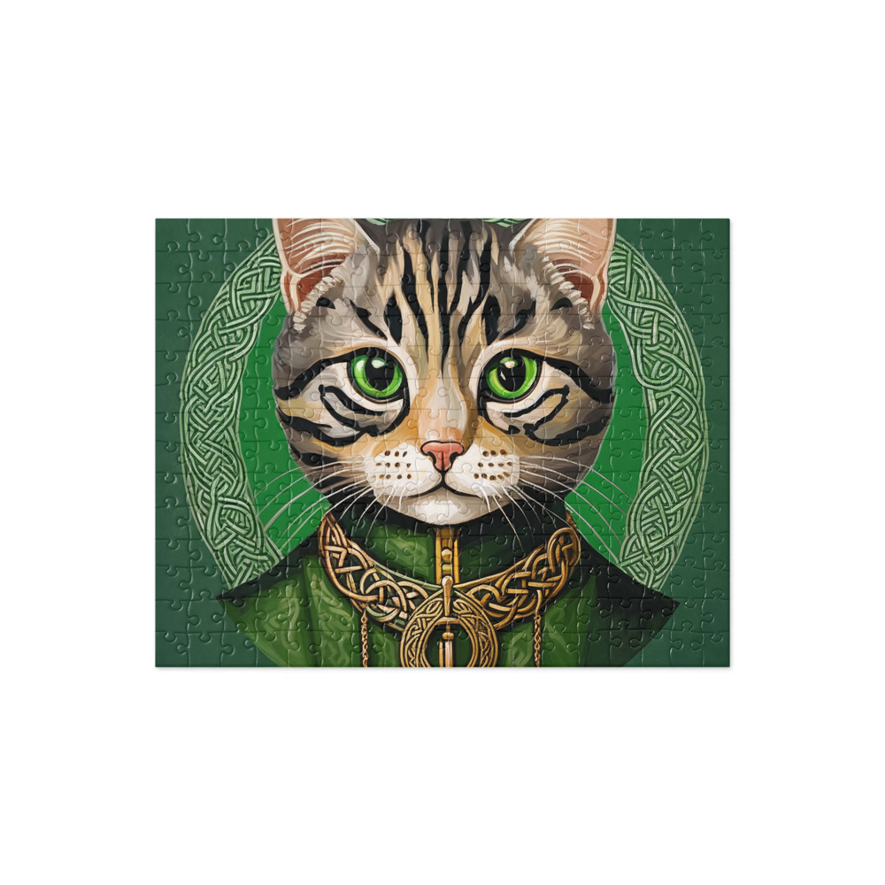 PugMug Custom Tabby Scottish Fold Cat Jigsaw Puzzle