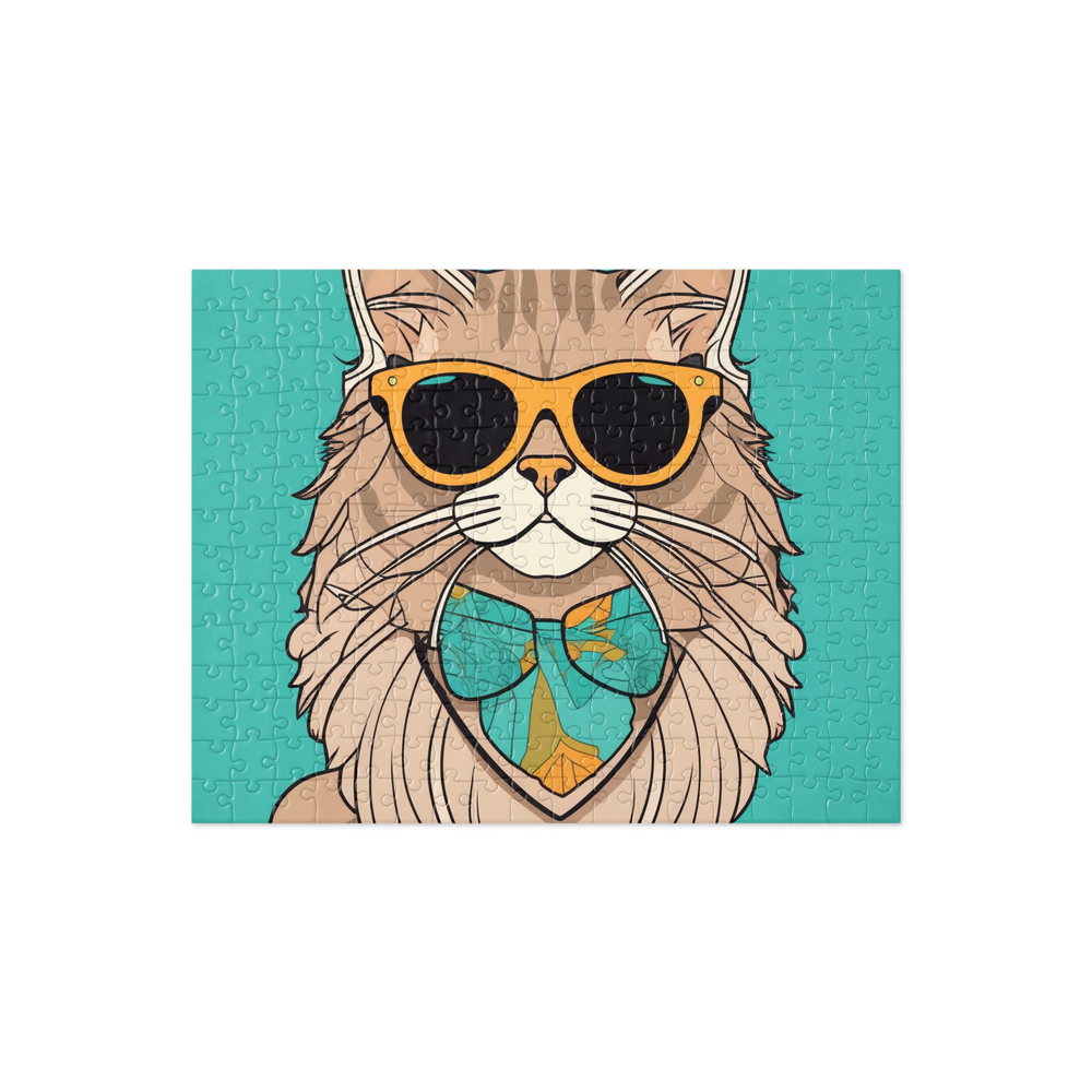PugMug Custom Tabby Persian Cat Jigsaw Puzzle