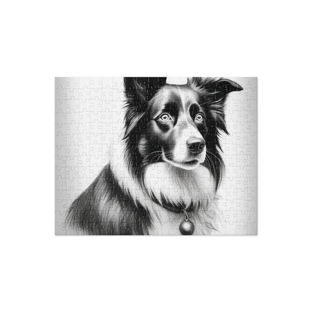 PugMug Custom Border Collie Jigsaw Puzzle