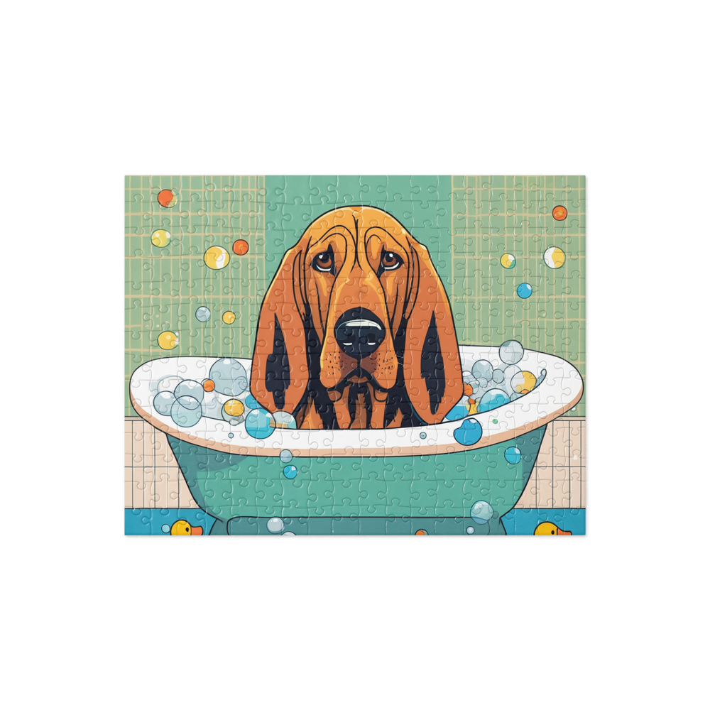 PugMug Custom Bloodhound Jigsaw Puzzle