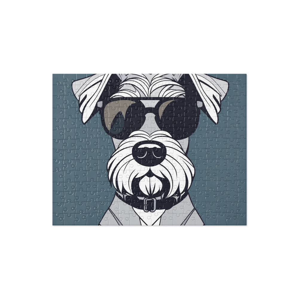 PugMug Custom Miniature Schnauzer Jigsaw Puzzle