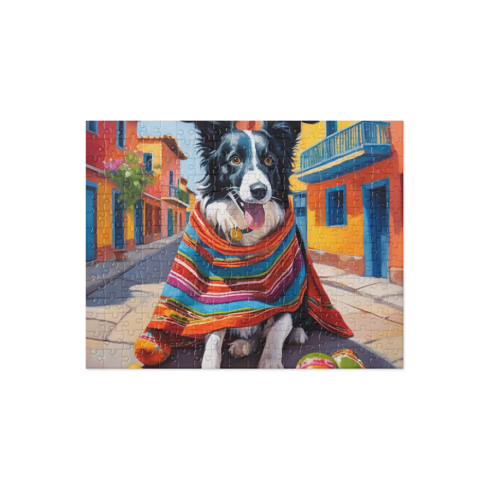 PugMug Custom Border Collie Jigsaw Puzzle