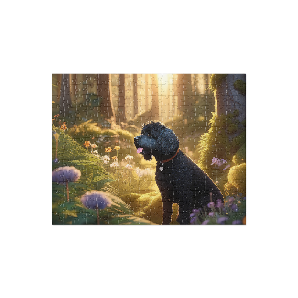 PugMug Custom Portuguese Water Dog Jigsaw Puzzle