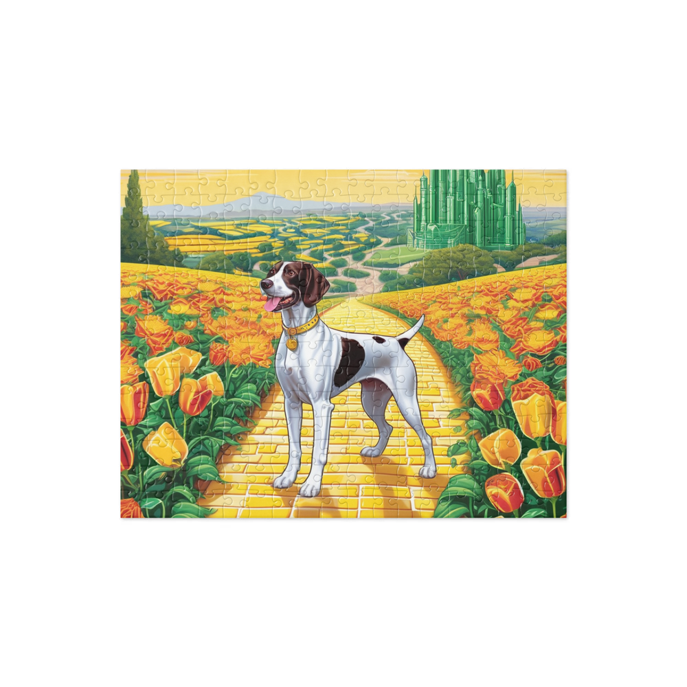 PugMug Custom Pointer Dog Jigsaw Puzzle