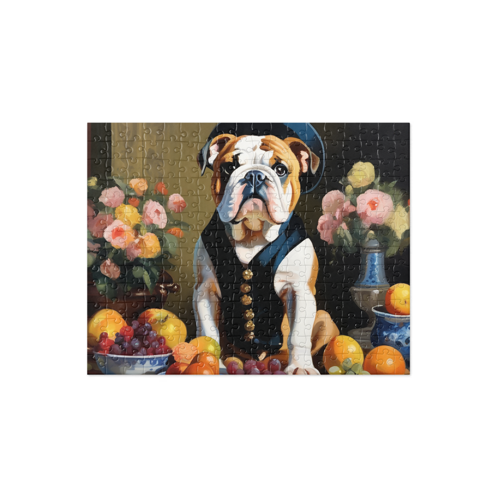 PugMug Custom Bulldog Jigsaw Puzzle