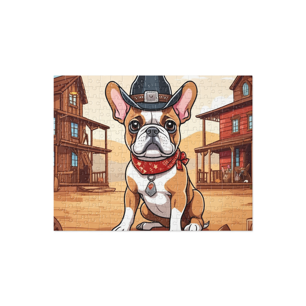PugMug Custom Tan French Bulldog Jigsaw Puzzle