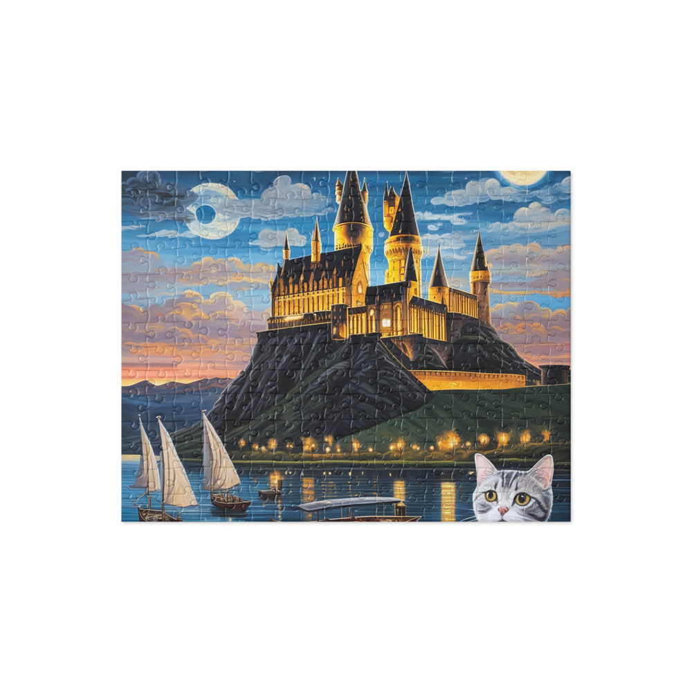 PugMug Custom Tabby Scottish Fold Cat Jigsaw Puzzle