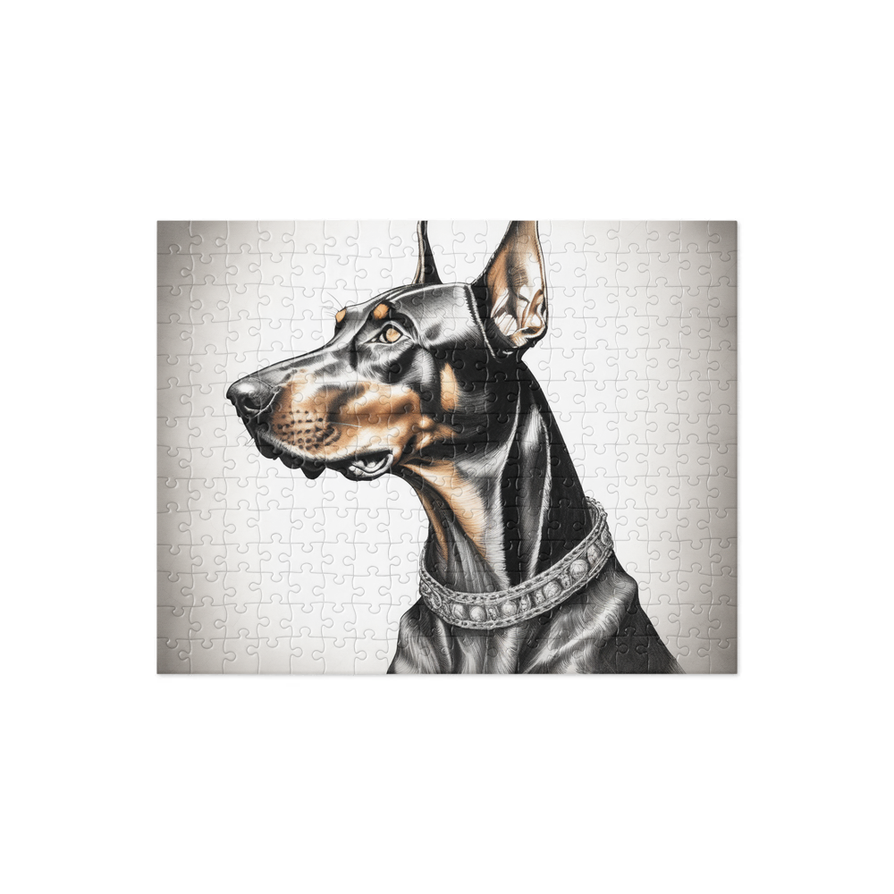PugMug Custom Doberman Pinscher Jigsaw Puzzle