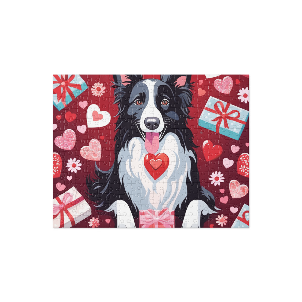 PugMug Custom Border Collie Jigsaw Puzzle