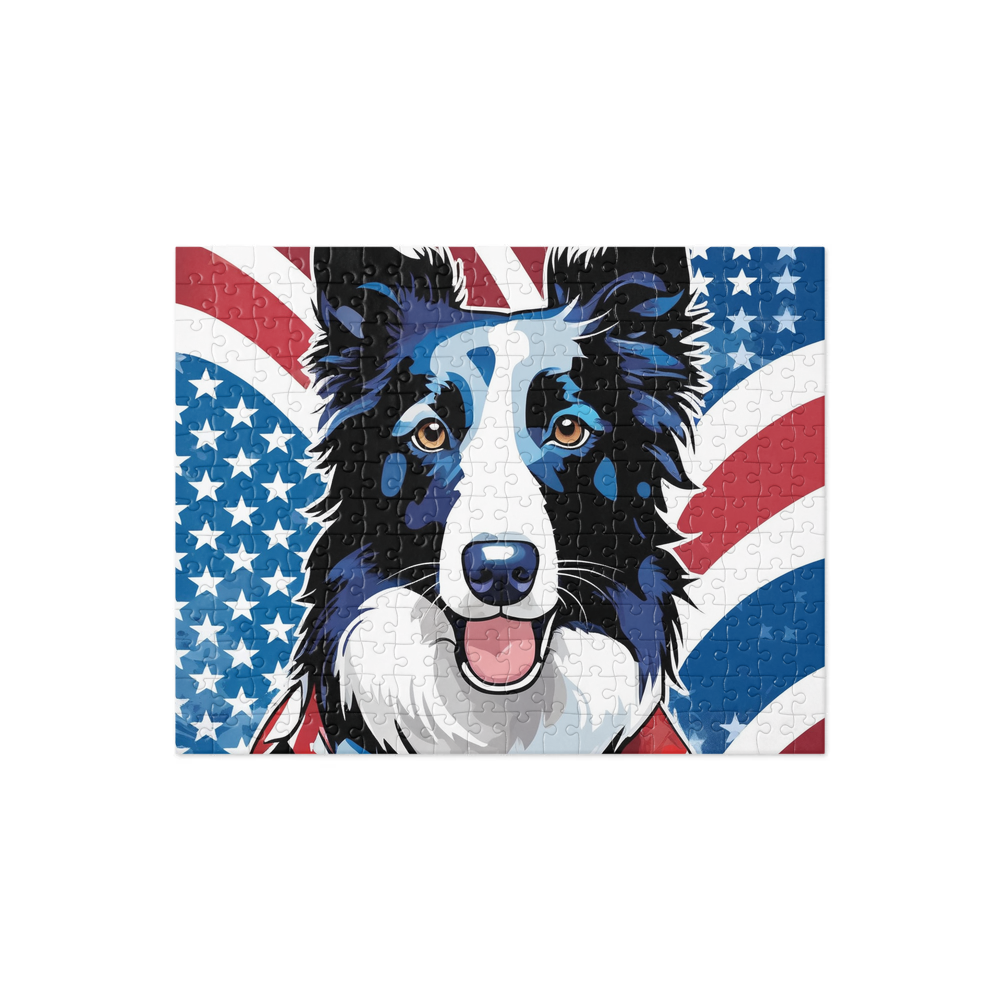PugMug Custom Border Collie Jigsaw Puzzle