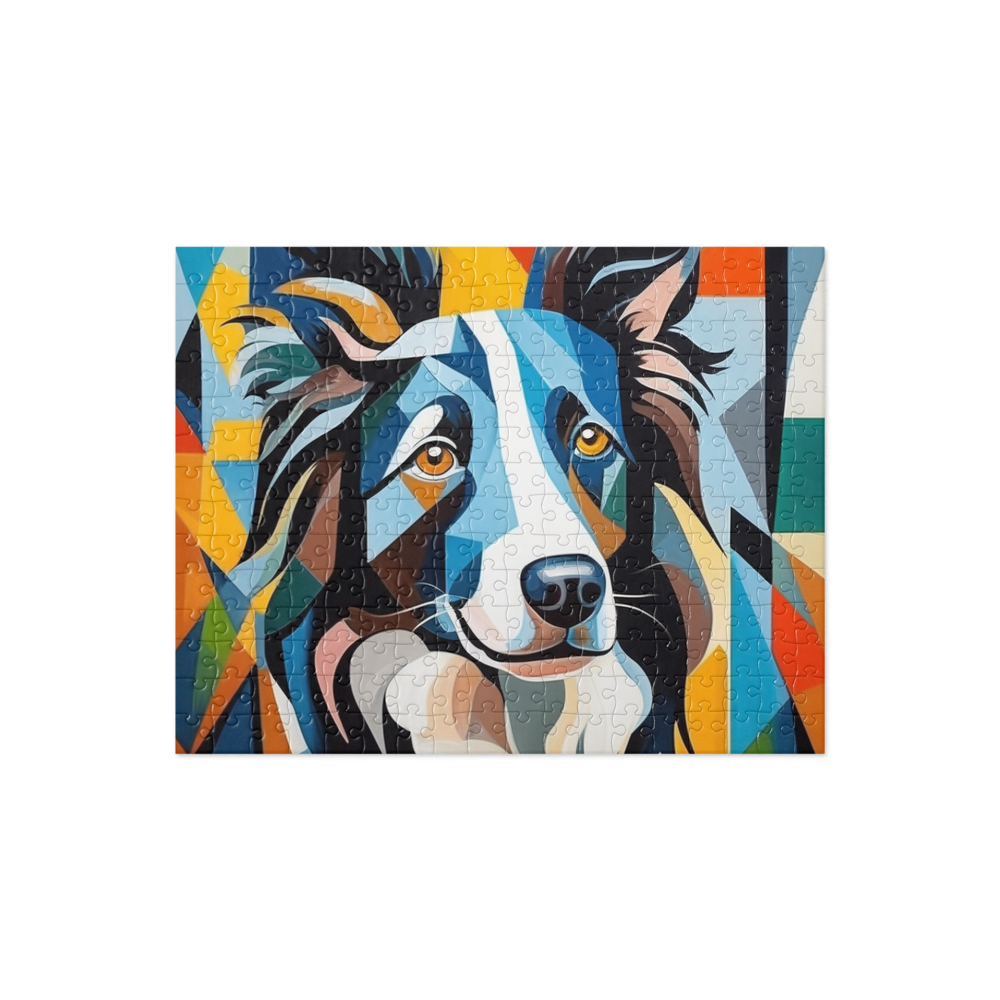 PugMug Custom Border Collie Jigsaw Puzzle