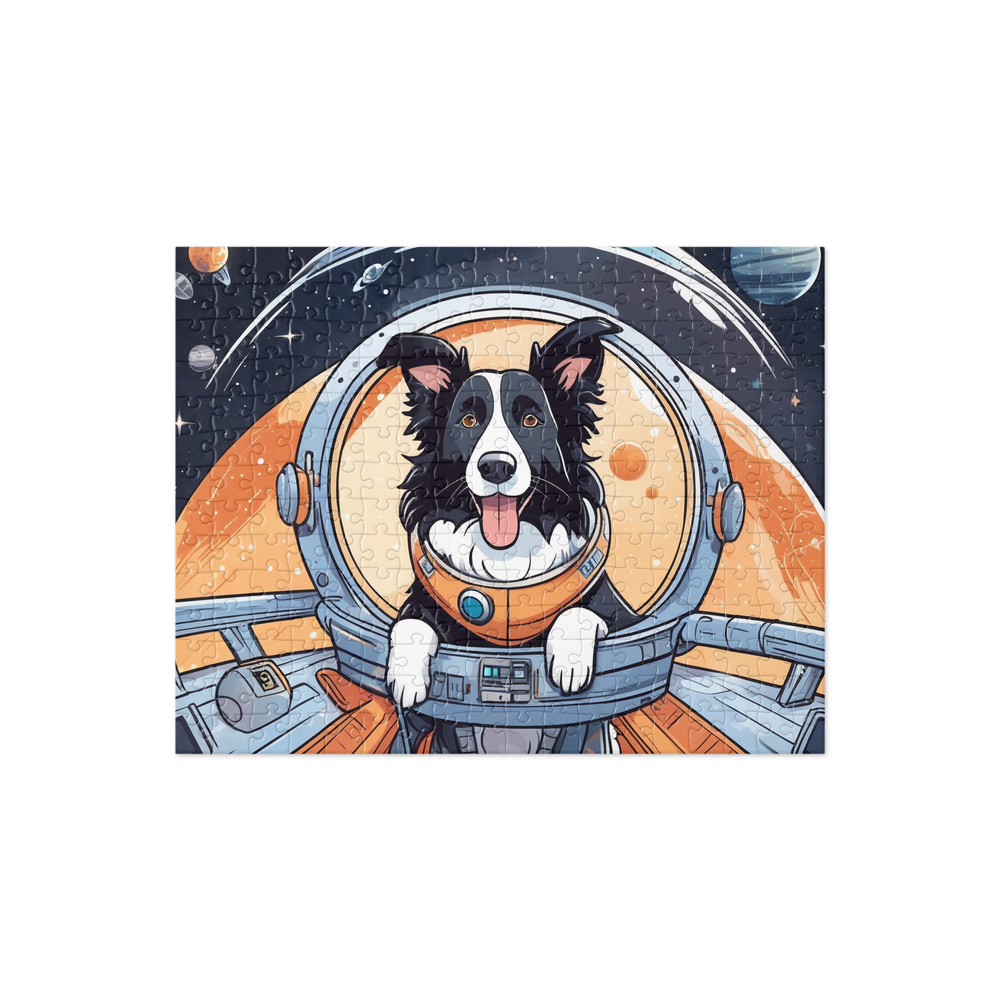 PugMug Custom Border Collie Jigsaw Puzzle
