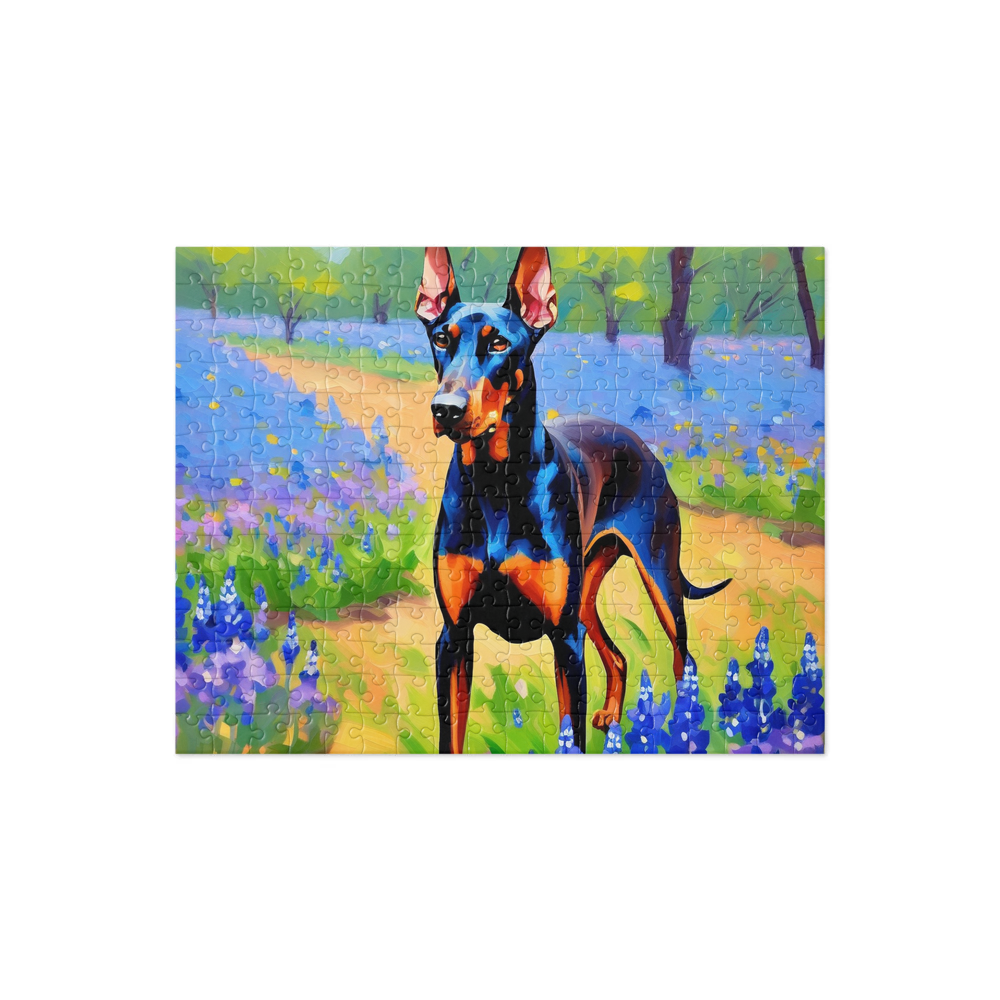 PugMug Custom Doberman Pinscher Jigsaw Puzzle