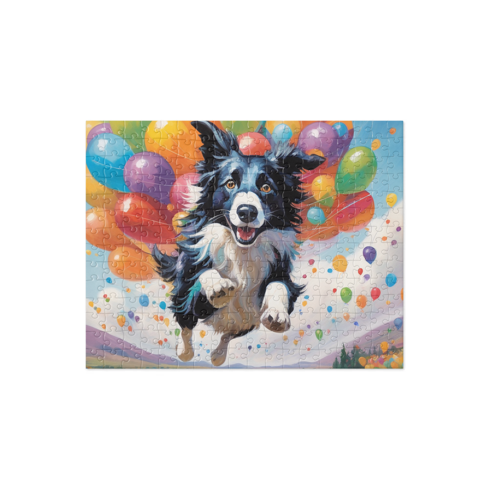 PugMug Custom Border Collie Jigsaw Puzzle