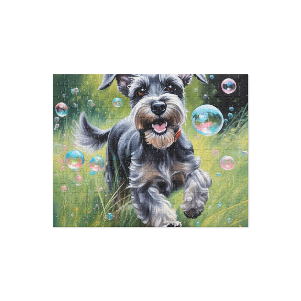 PugMug Custom Miniature Schnauzer Jigsaw Puzzle
