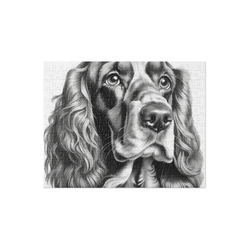 PugMug Custom English Cocker Spaniel Jigsaw Puzzle