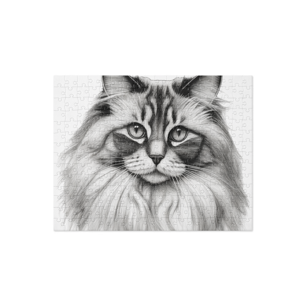 PugMug Custom Tabby Ragdoll Cat Jigsaw Puzzle