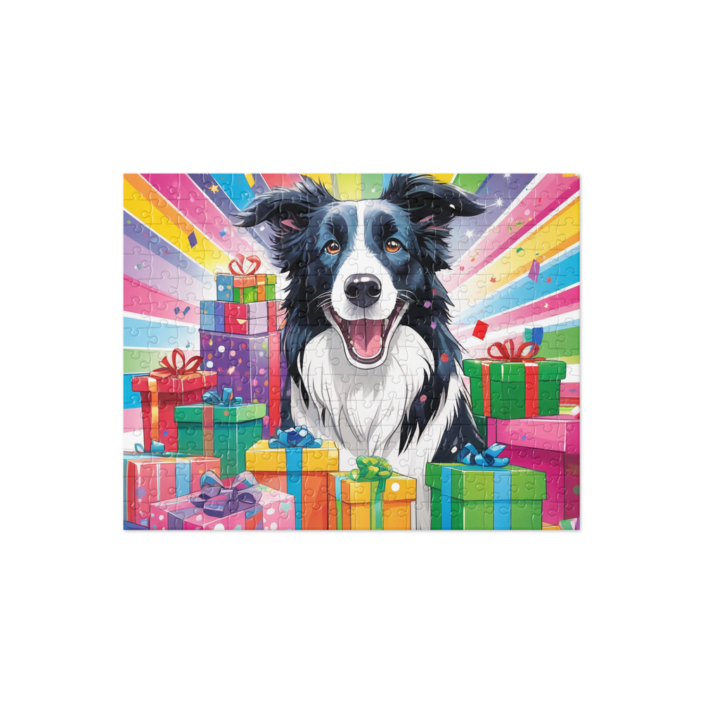 PugMug Custom Border Collie Jigsaw Puzzle