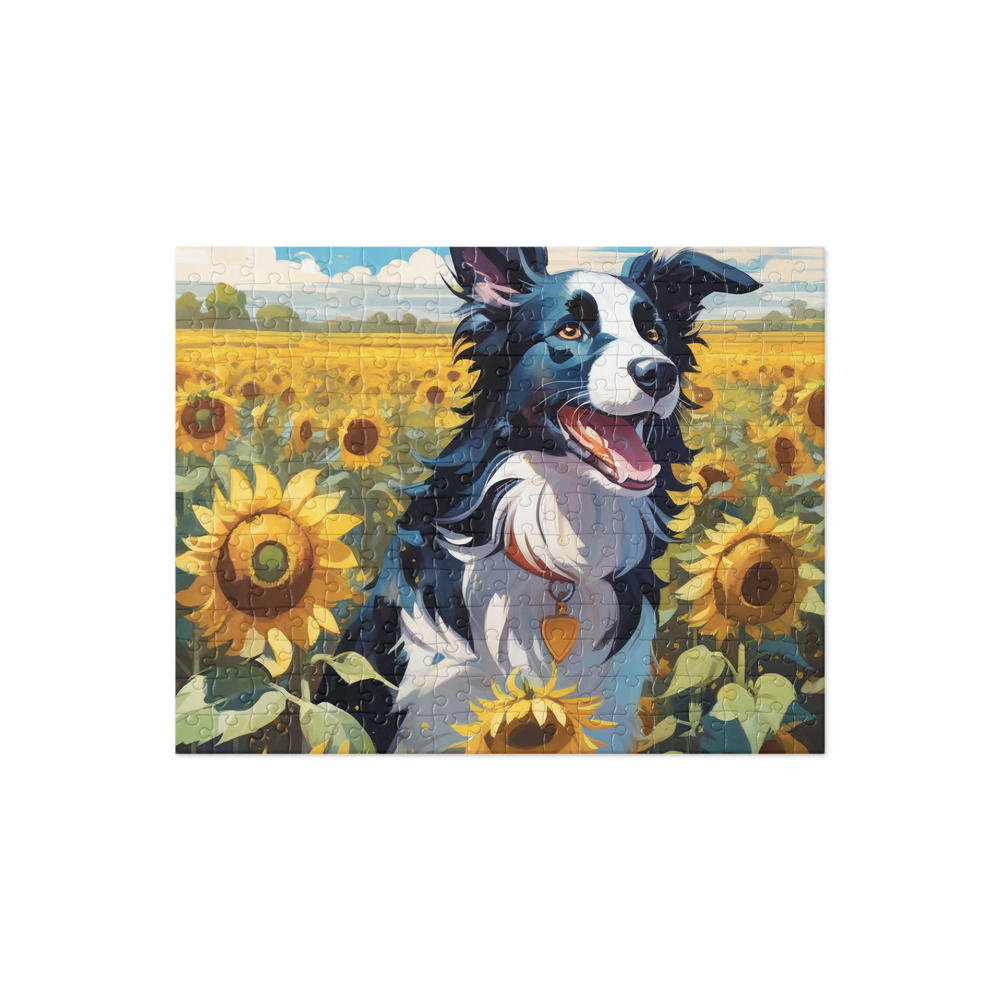 PugMug Custom Border Collie Jigsaw Puzzle