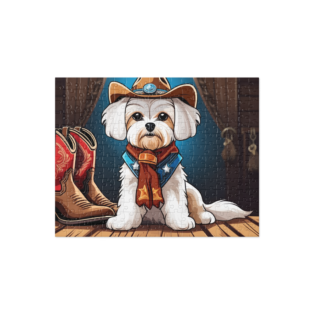 PugMug Custom Maltese Dog Jigsaw Puzzle
