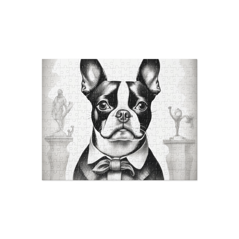 PugMug Custom Boston Terrier Jigsaw Puzzle