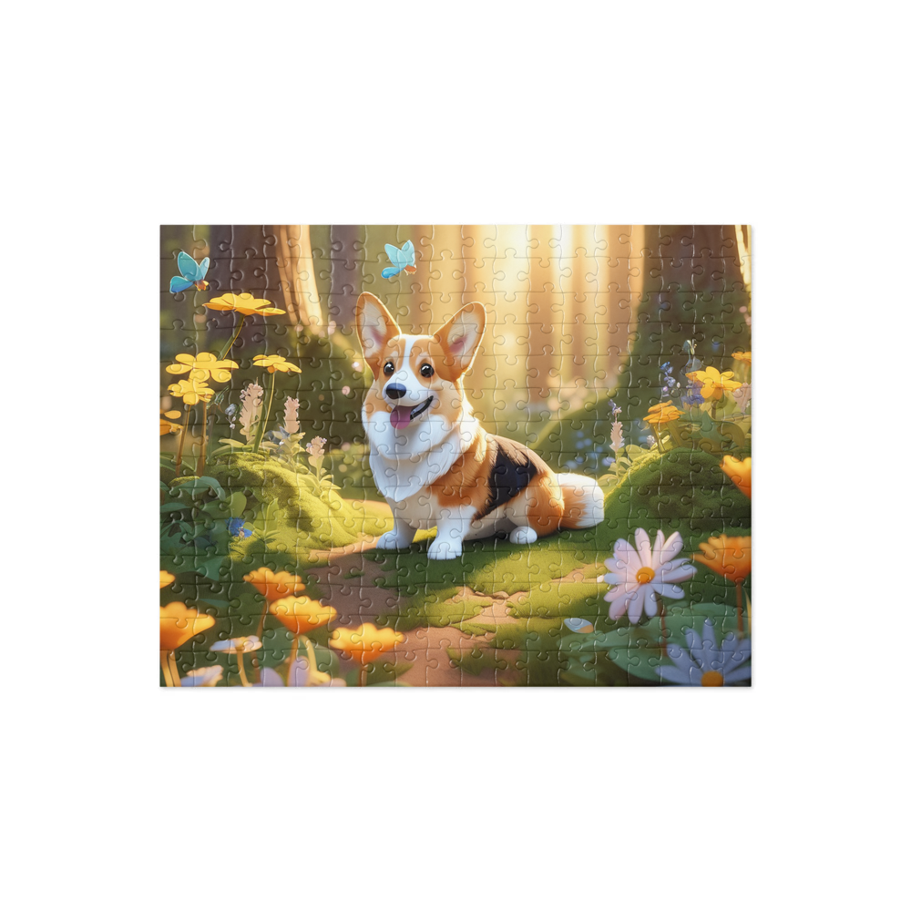 PugMug Custom Pembroke Welsh Corgi Jigsaw Puzzle