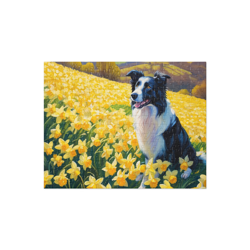 PugMug Custom Border Collie Jigsaw Puzzle
